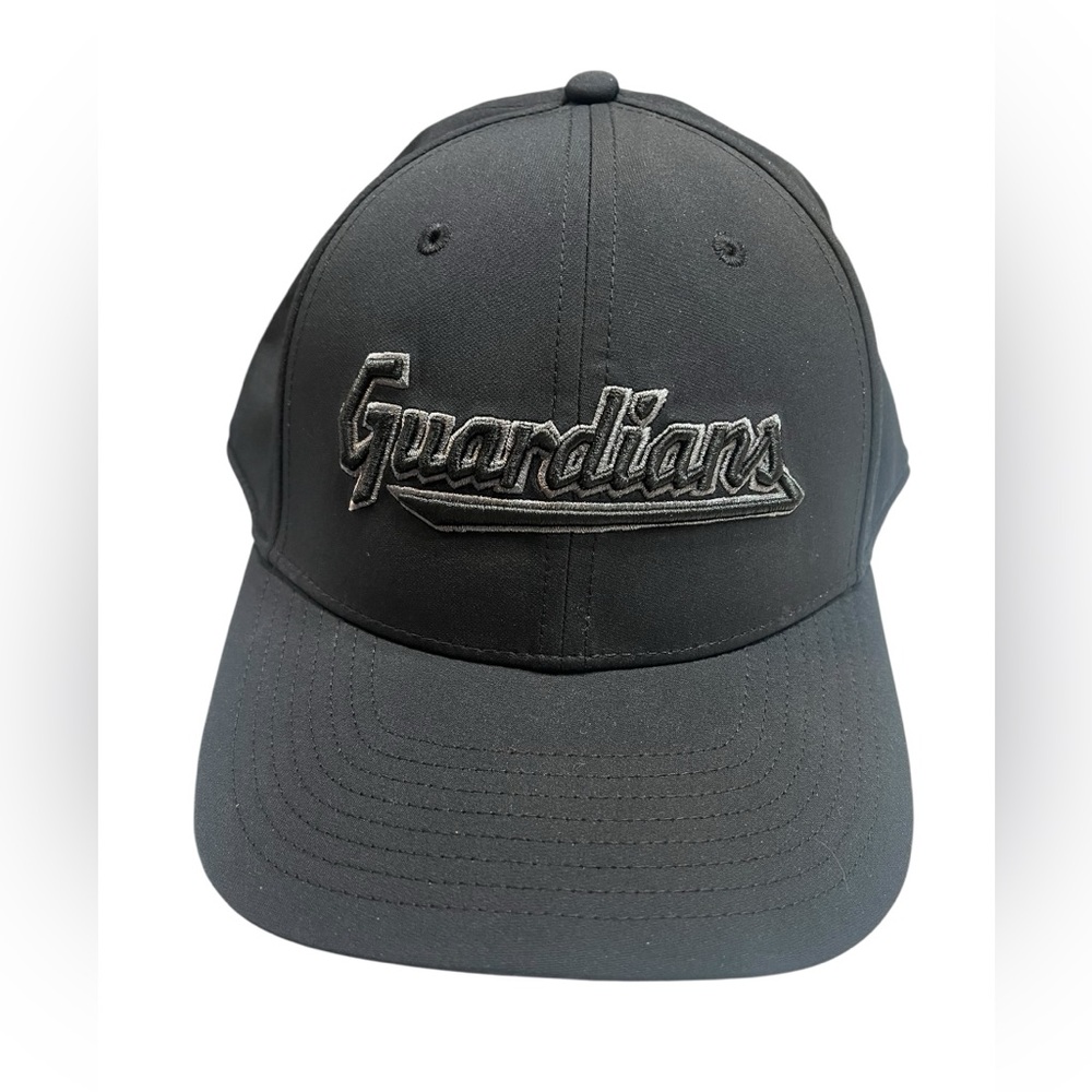 New Cleveland Guardians Navy Blue Fanatics A-Flex Hat - XL